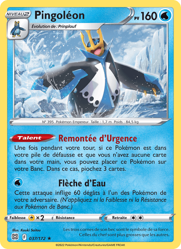 Pingoléon, carta 037 de Stars Étincelantes