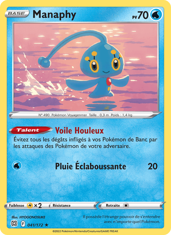 Manaphy, carte 041 de Stars Étincelantes