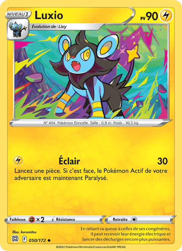 Luxio, carta 050 di Stars Étincelantes