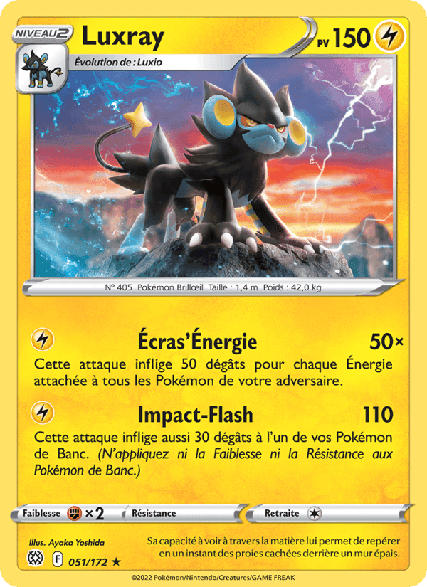 Luxray, carta 051 di Stars Étincelantes