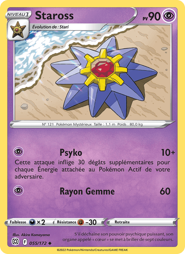 Staross, carte 055 de Stars Étincelantes