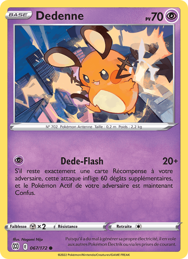Dedenne, carta 067 di Stars Étincelantes