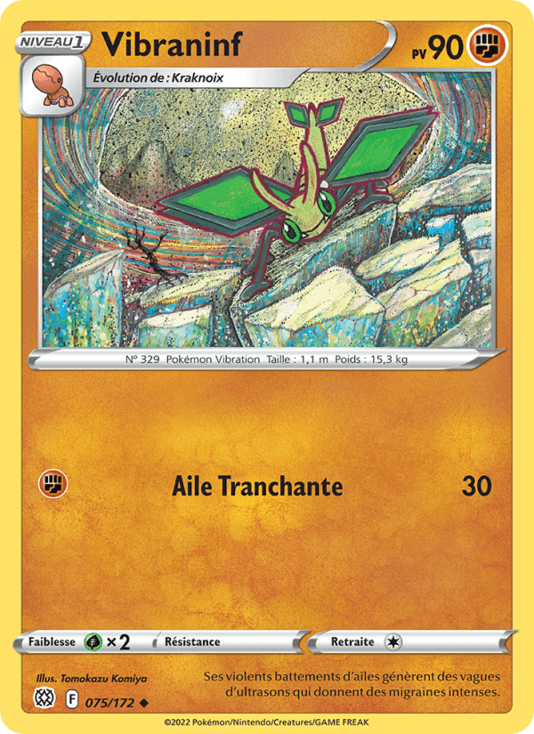 Vibraninf, carte 075 de Stars Étincelantes