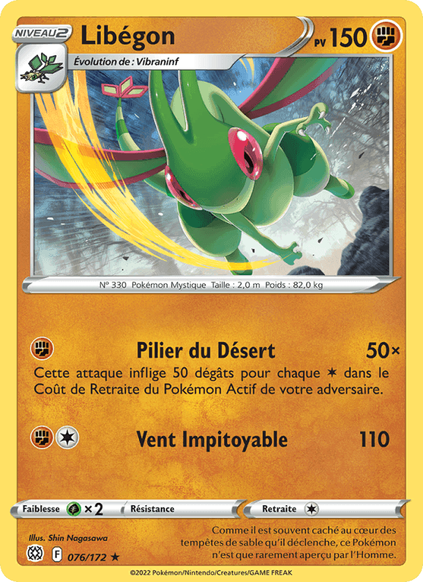 Libégon, carte 076 de Stars Étincelantes