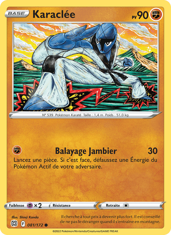 Karaclée, carte 081 de Stars Étincelantes