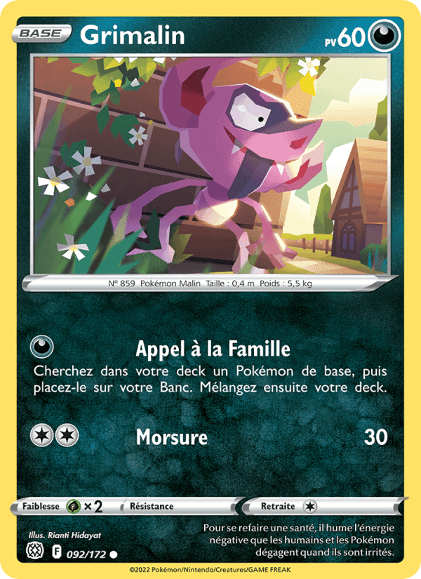 Grimalin, carta 092 de Stars Étincelantes