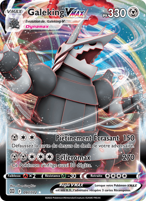 Galeking VMAX, card 097 from Stars Étincelantes