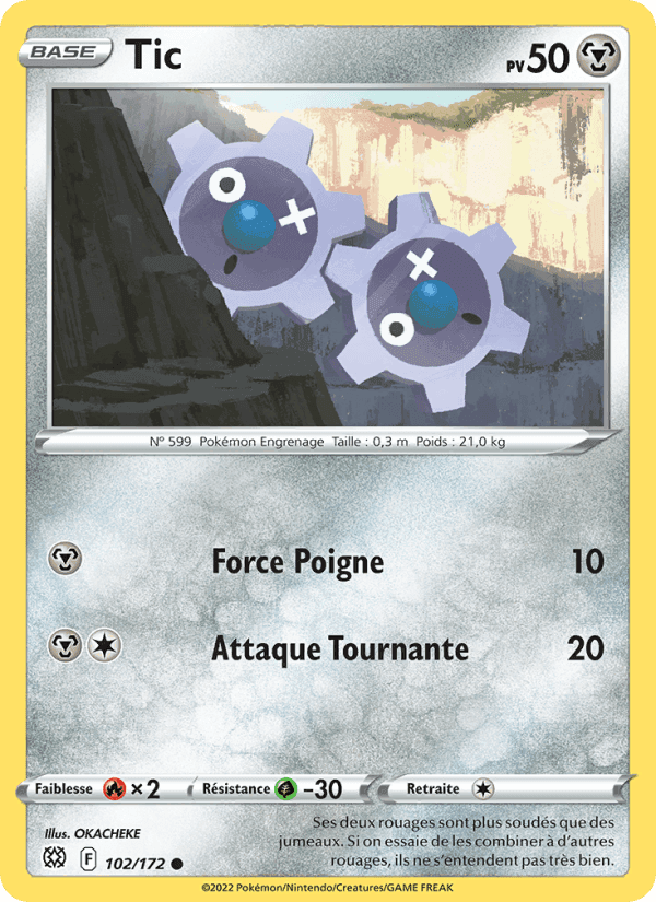 Tic, carte 102 de Stars Étincelantes