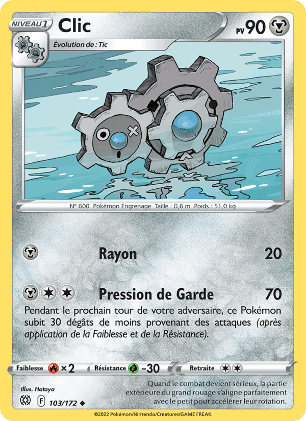 Clic, carte 103 de Stars Étincelantes