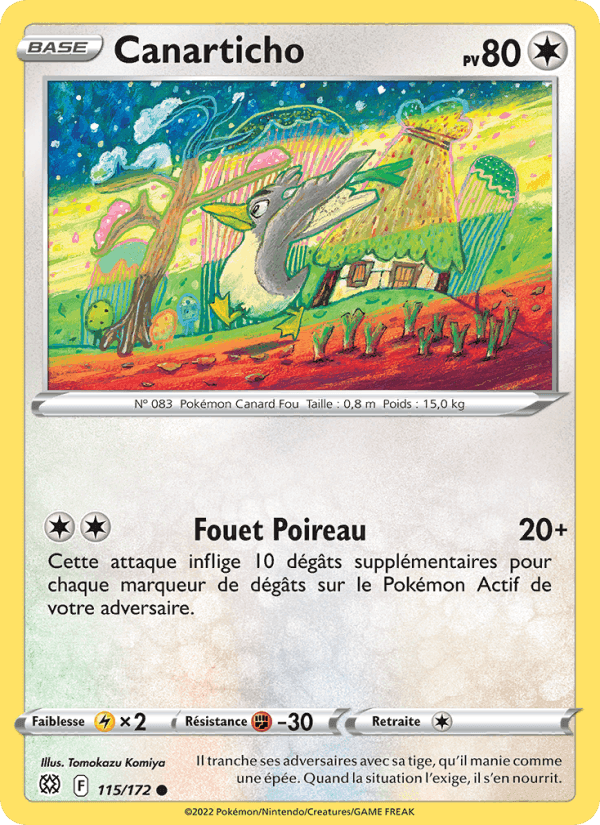 Canarticho, carte 115 de Stars Étincelantes