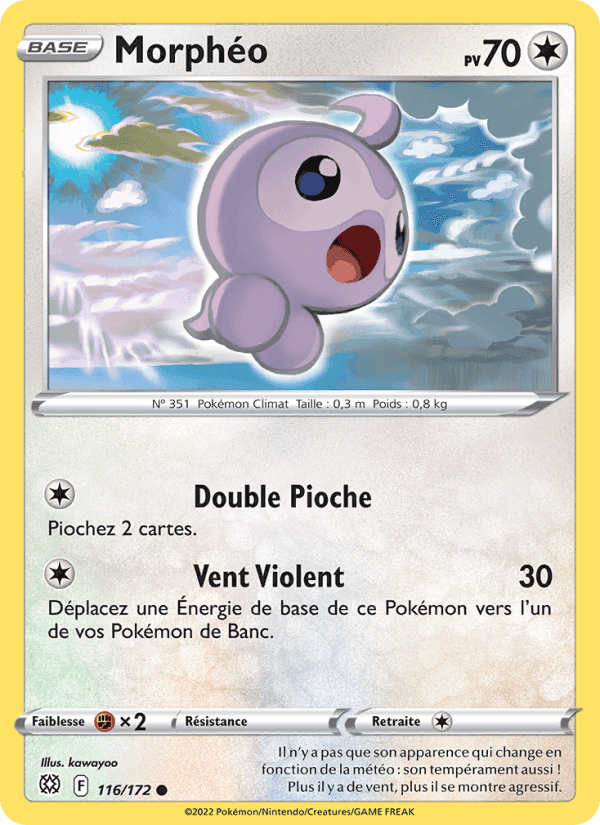 Morphéo, carte 116 de Stars Étincelantes