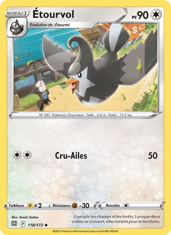 Étourvol, card 118 from Stars Étincelantes