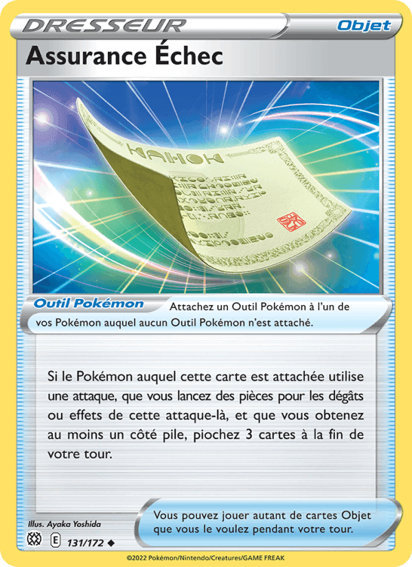 Assurance Échec, carte 131 de Stars Étincelantes