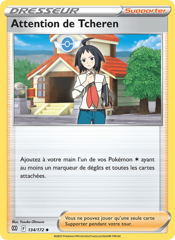 Attention de Tcheren, card 134 from Stars Étincelantes
