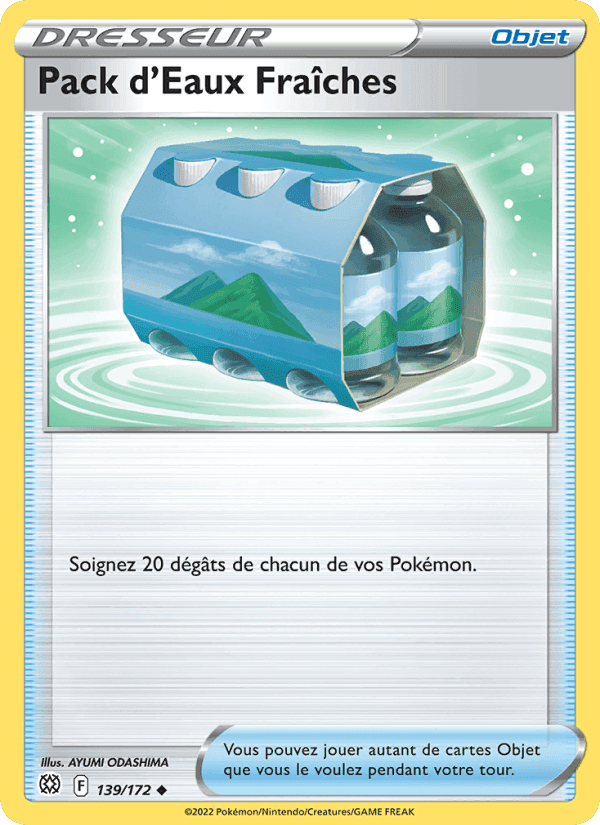 Pack d'Eaux Fraîches, card 139 from Stars Étincelantes