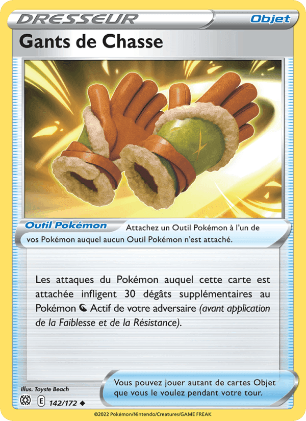 Gants de Chasse, carte 142 de Stars Étincelantes