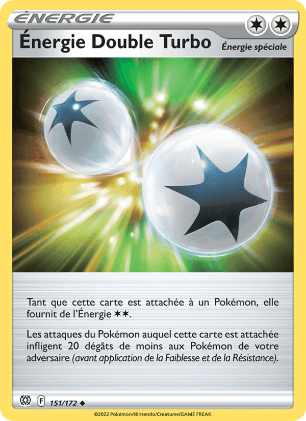 Énergie Double Turbo, card 151 from Stars Étincelantes
