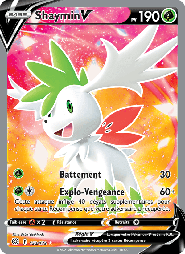 Shaymin V, card 152 from Stars Étincelantes
