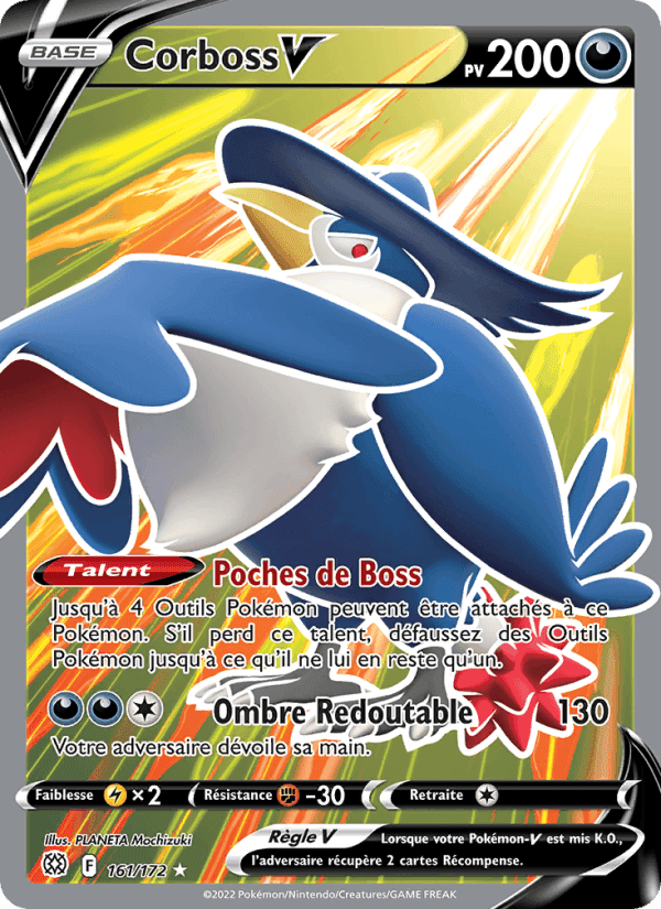 Corboss V, card 161 from Stars Étincelantes