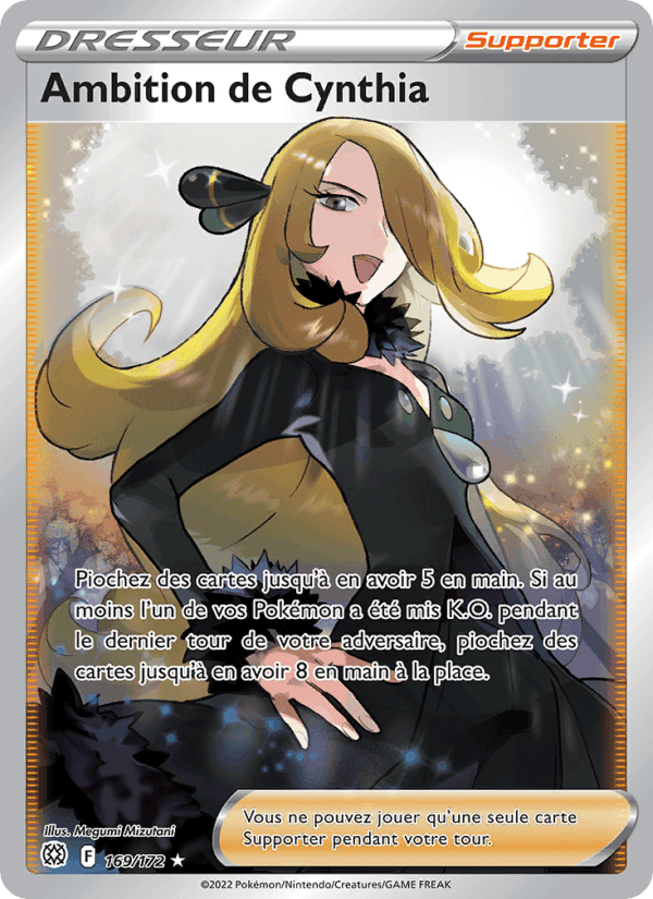Ambition de Cynthia, carte 169 de Stars Étincelantes