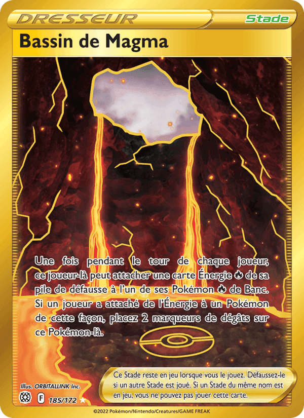 Bassin de Magma, carta 185 di Stars Étincelantes