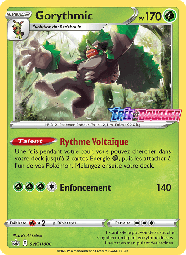 Gorythmic, carta SWSH006 di Promo SWSH