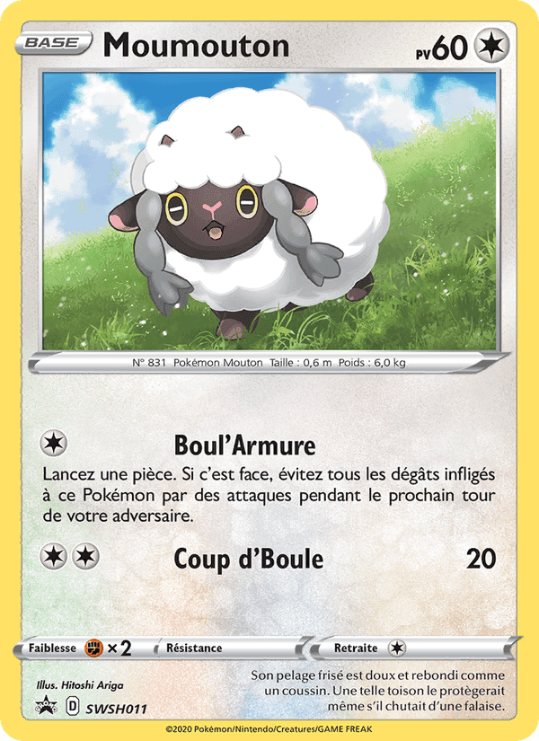 Moumouton, carte SWSH011 de Promo SWSH