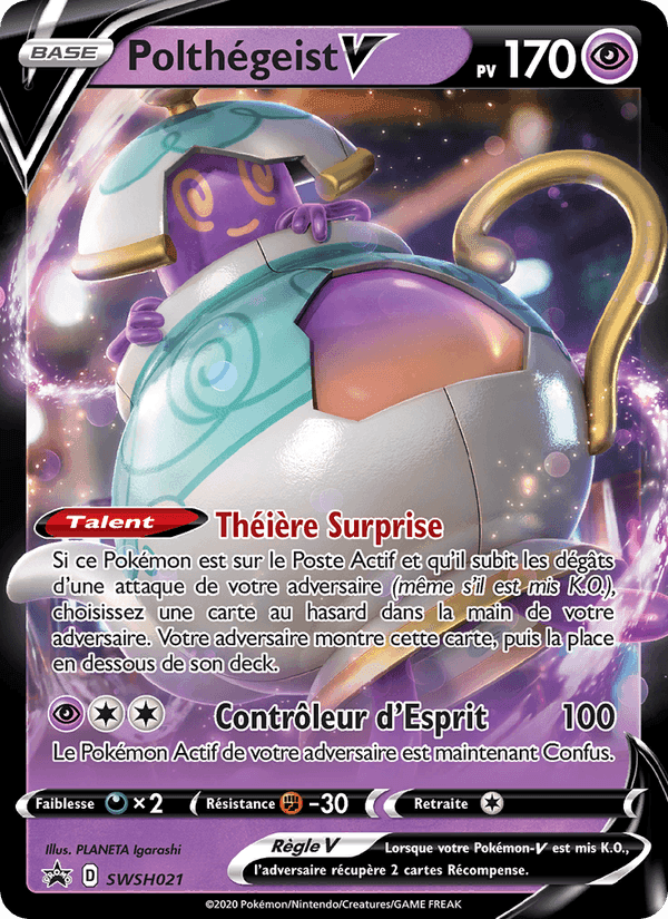 Polthégeist V, carte SWSH021 de Promo SWSH