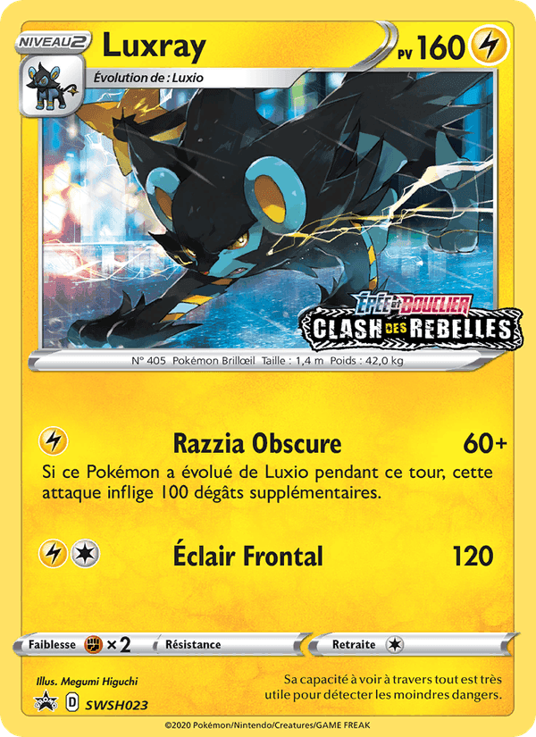 Luxray, carta SWSH023 di Promo SWSH