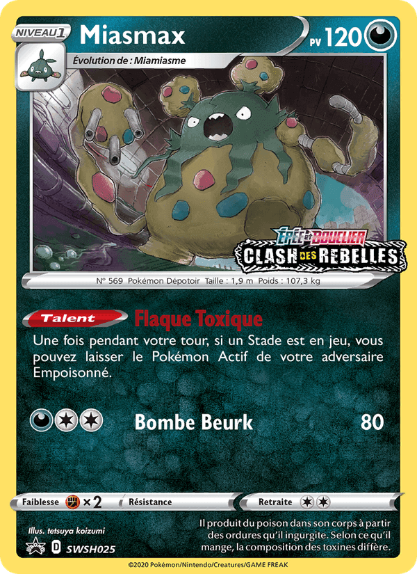Miasmax, carta SWSH025 di Promo SWSH