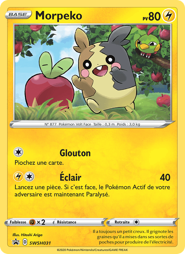 Morpeko, card SWSH031 from Promo SWSH