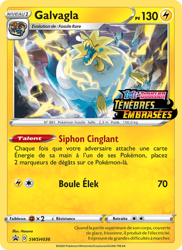 Galvagla, carta SWSH036 di Promo SWSH