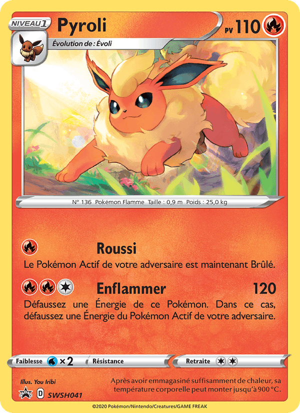 Pyroli, carta SWSH041 di Promo SWSH