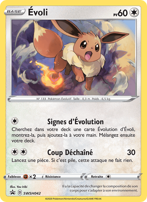 Évoli, carta SWSH042 di Promo SWSH
