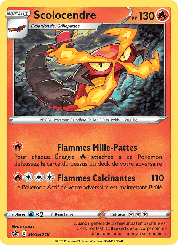 Scolocendre, carta SWSH048 de Promo SWSH
