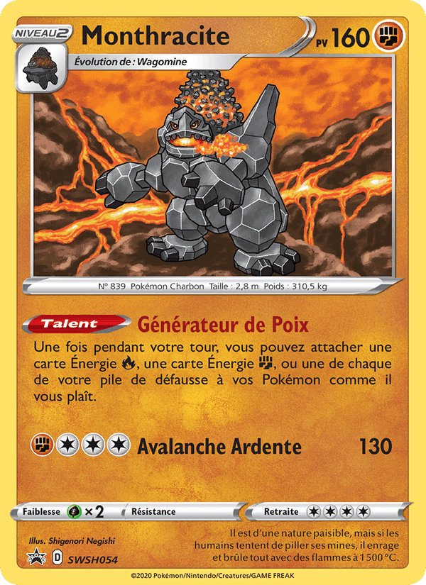 Monthracite, carta SWSH054 di Promo SWSH