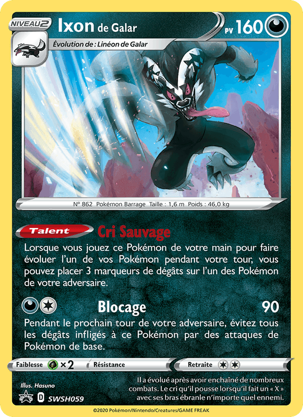 Ixon de Galar, card SWSH059 from Promo SWSH