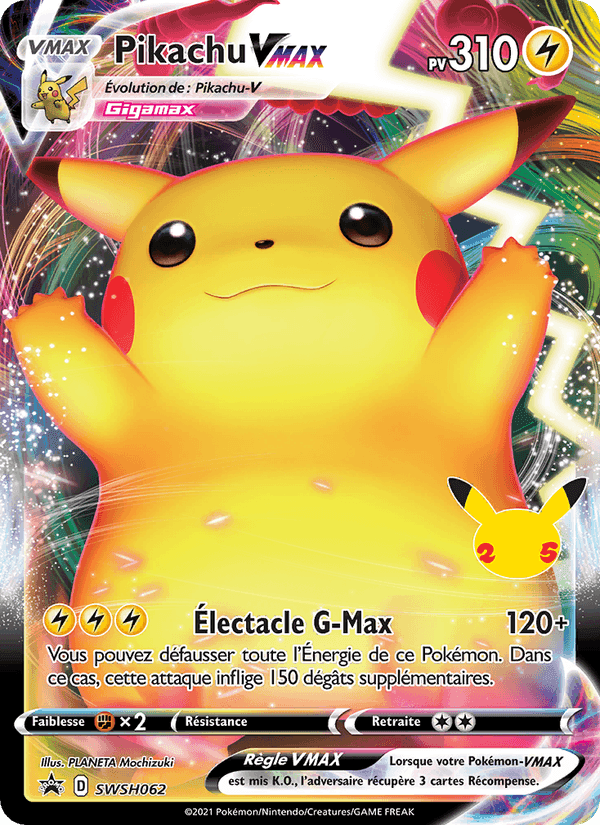 Pikachu VMAX, card SWSH062 from Promo SWSH
