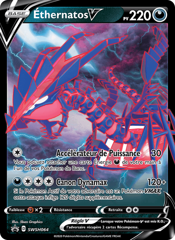 Éthernatos V, carte SWSH064 de Promo SWSH