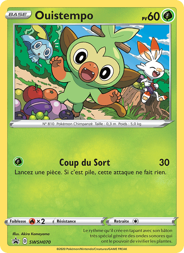 Ouistempo, card SWSH070 from Promo SWSH