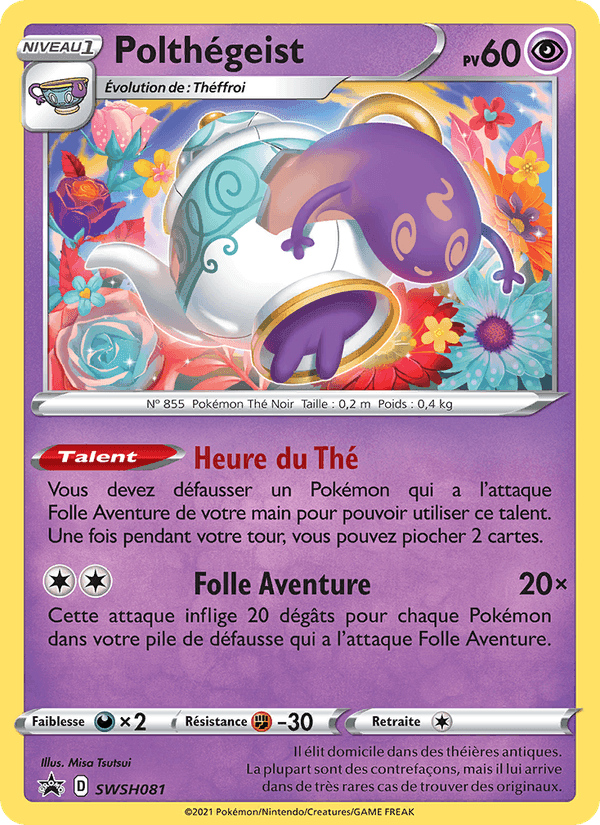 Polthégeist, carte SWSH081 de Promo SWSH
