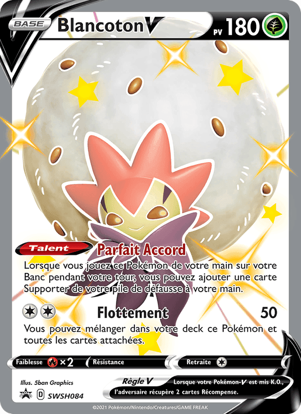Blancoton V, carte SWSH084 de Promo SWSH