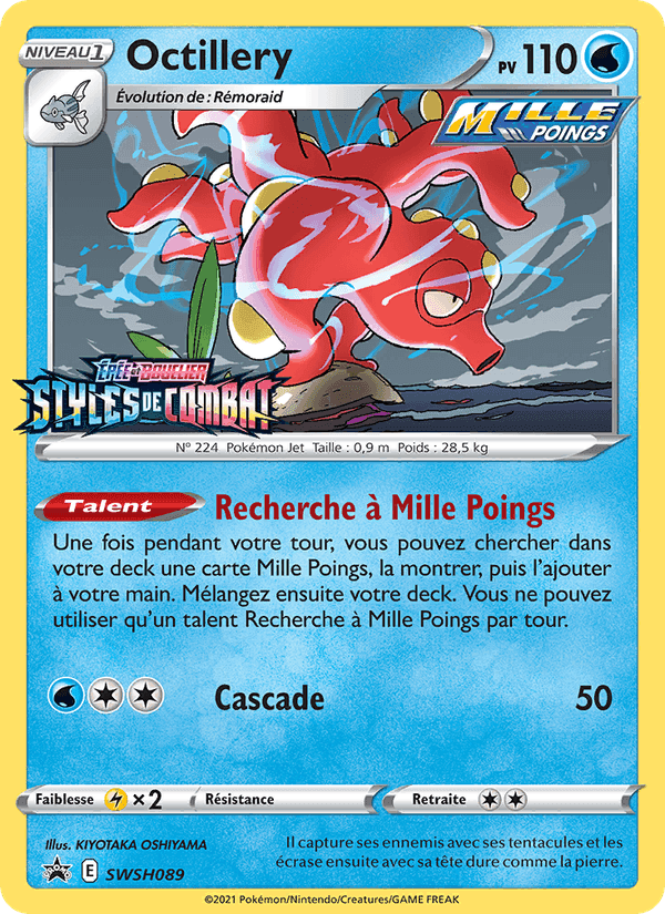 Octillery, carte SWSH089 de Promo SWSH