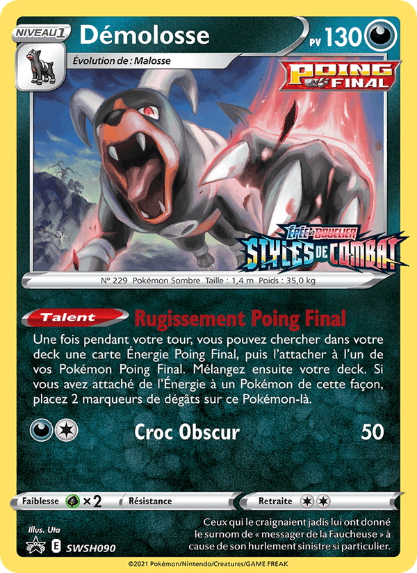 Démolosse, carte SWSH090 de Promo SWSH