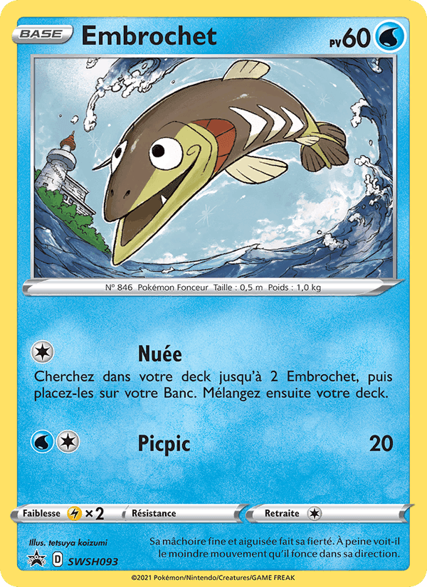 Embrochet, carte SWSH093 de Promo SWSH