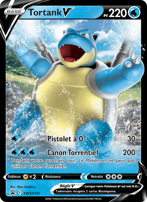 Tortank V, carta SWSH101 di Promo SWSH
