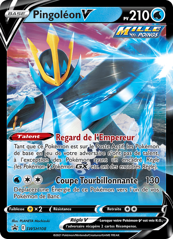 Pingoléon V, carte SWSH108 de Promo SWSH