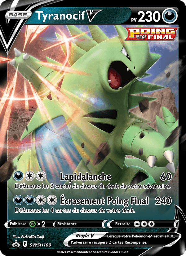 Tyranocif V, card SWSH109 from Promo SWSH