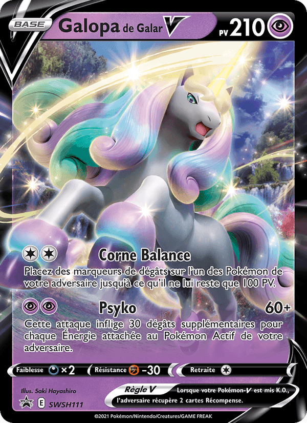 Galopa de Galar V, carte SWSH111 de Promo SWSH
