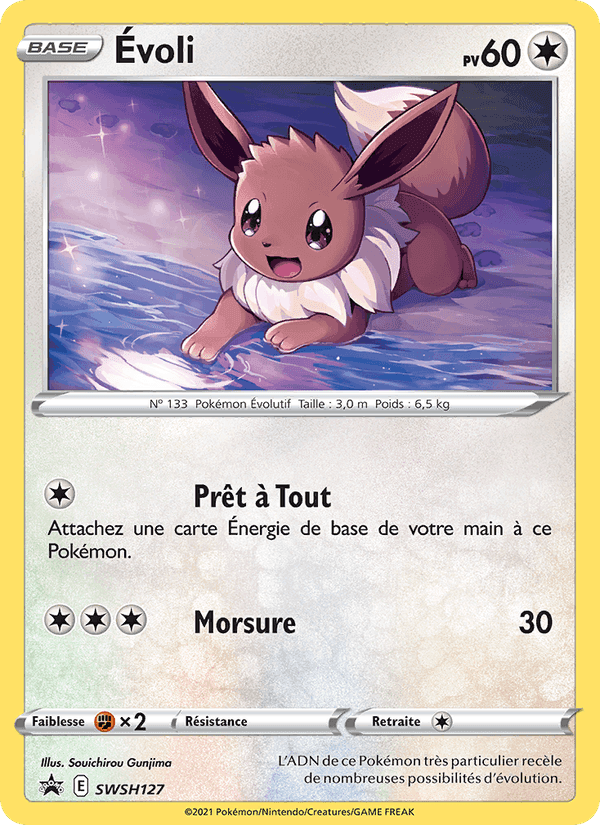 Évoli, carta SWSH127 di Promo SWSH